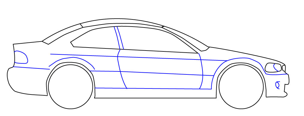 Draw car step 6